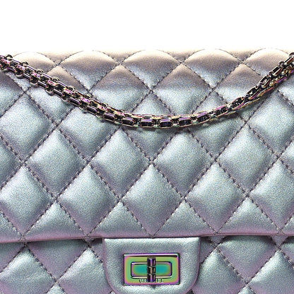 Chanel Iridescent Lambskin Quilted 2.55 Reissue 226 Flap Light Purple 8 of 10