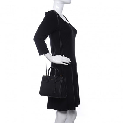 Saint Laurent Calfskin Nano Sac de Jour Black 2 of 9