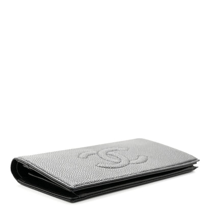 Chanel Caviar Timeless CC Yen Wallet Black 4 of 14