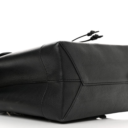 Louis Vuitton Calfskin Lockme Backpack Black 9 of 13