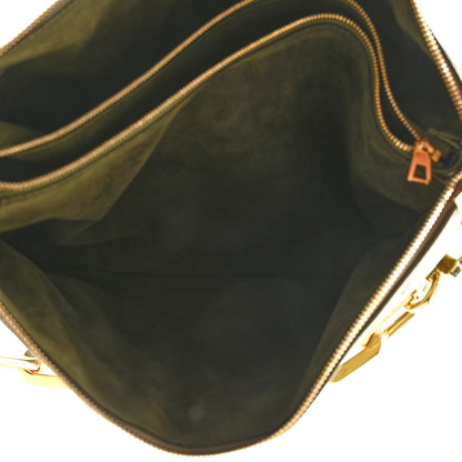 Louis Vuitton Lambskin Embossed Monogram Coussin MM Khaki 8 of 11