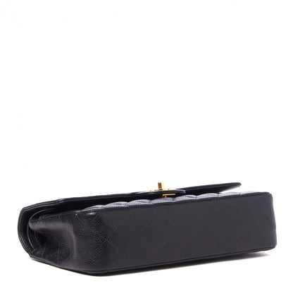 Chanel Caviar Quilted Medium Double Flap Black 3 of 9