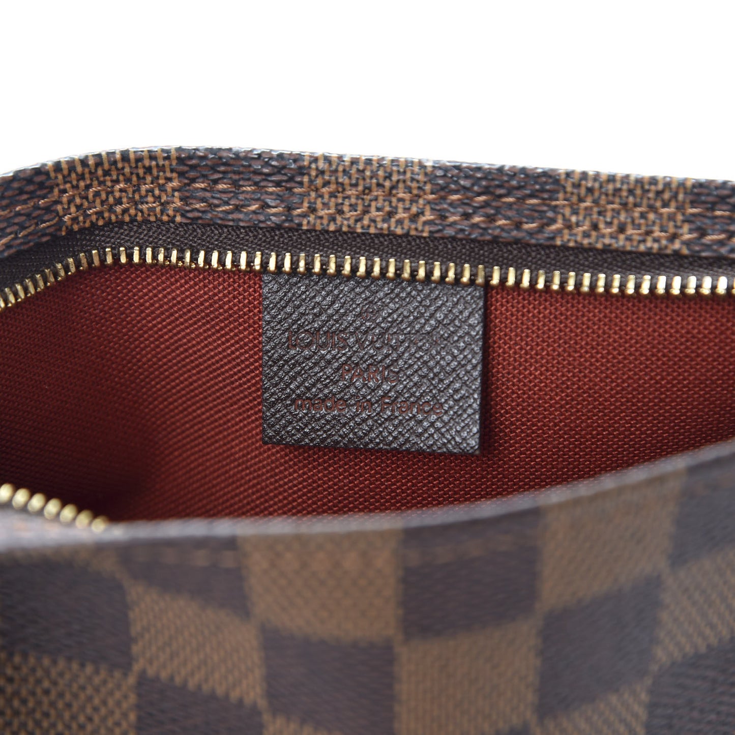Damier Ebene Trousse Make Up Bag Pochette