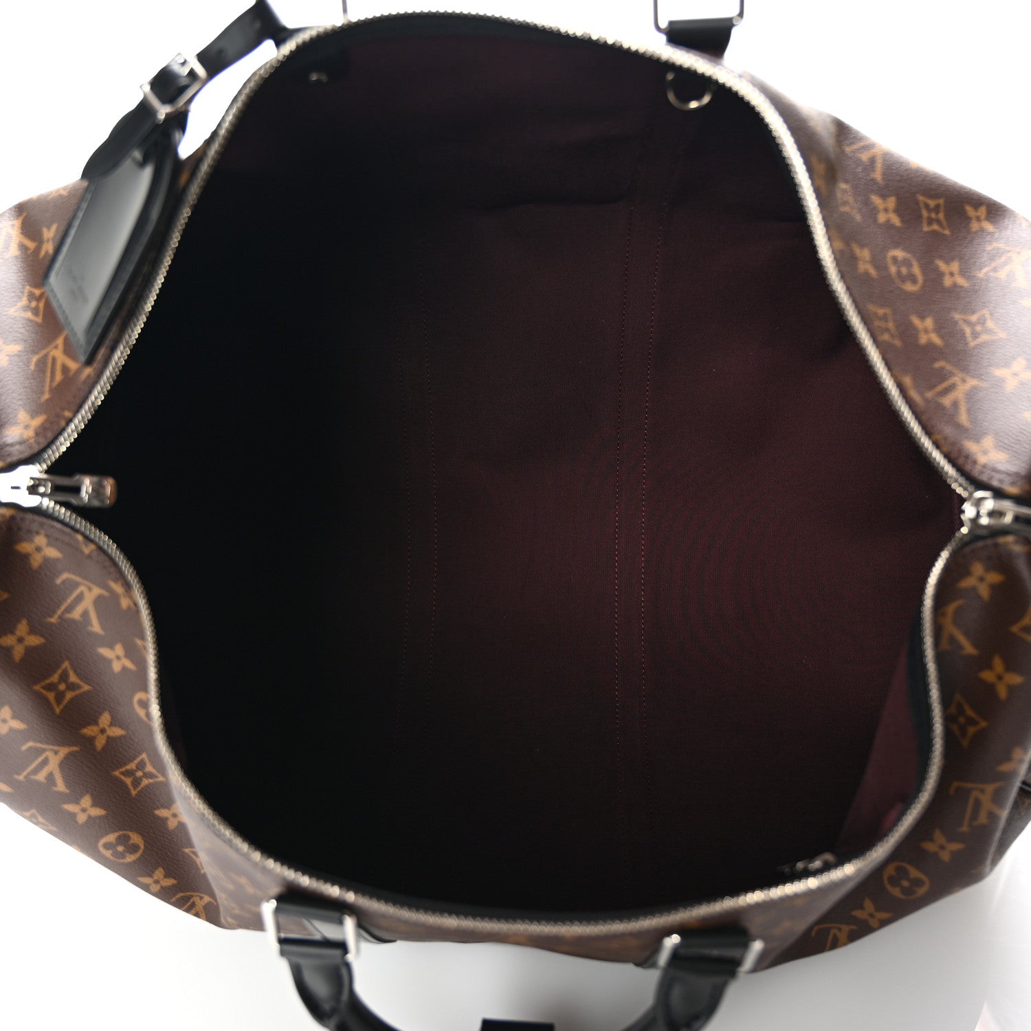 Louis Vuitton Monogram Macassar Keepall Bandouliere 55 4 of 8