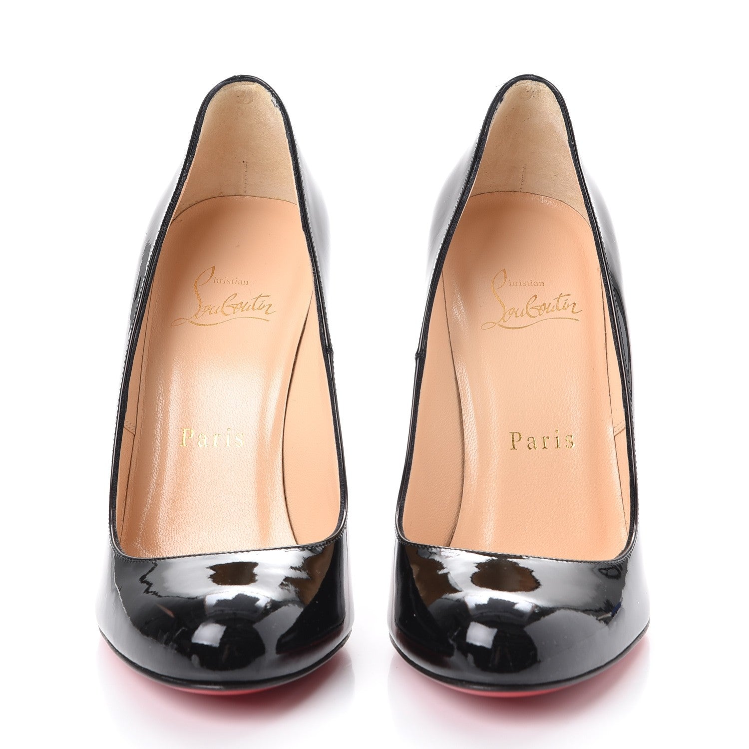 Christian Louboutin Patent Dorissima 100 Pumps 36 Black 2 of 7
