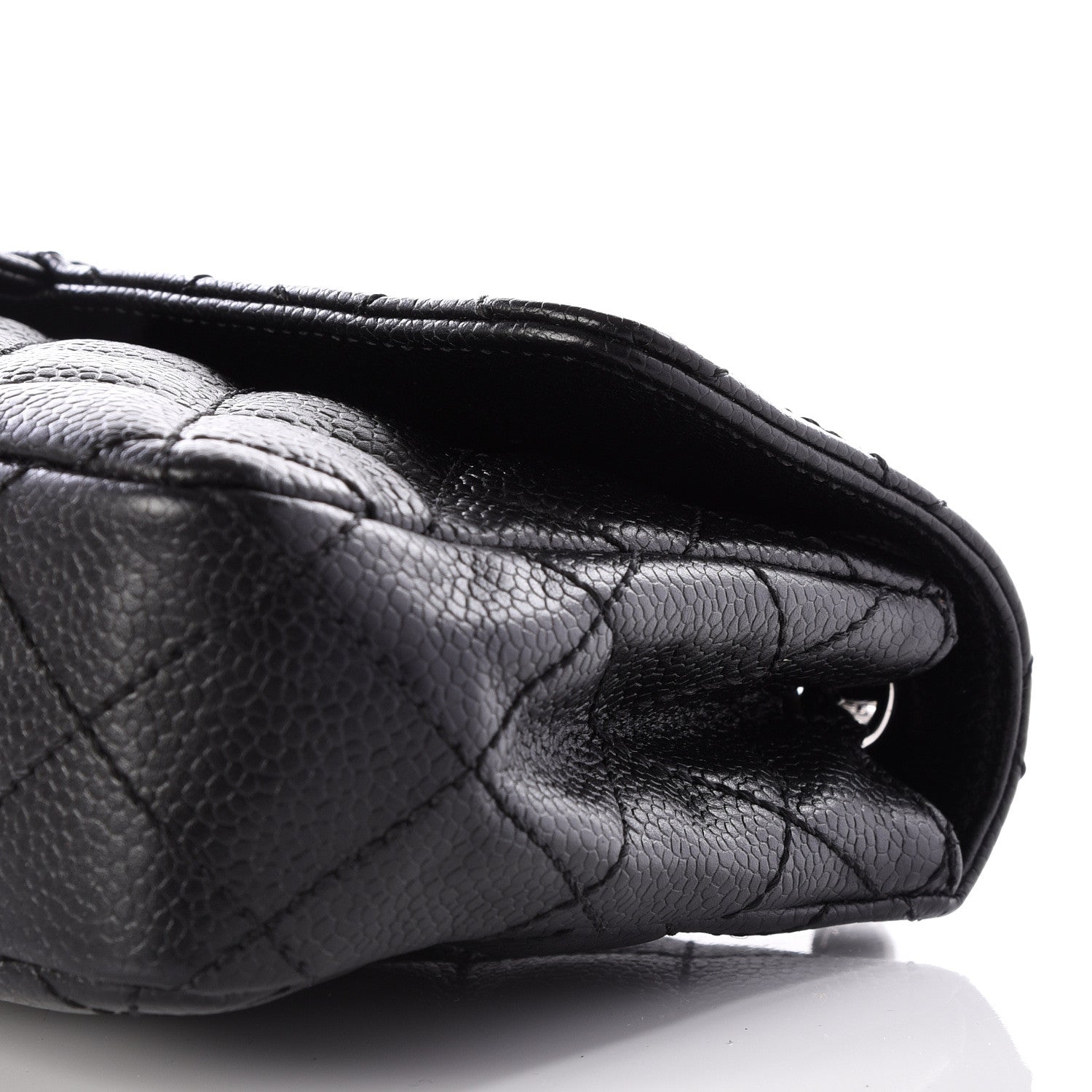 Chanel Caviar Quilted East West Flap Black 6 of 9