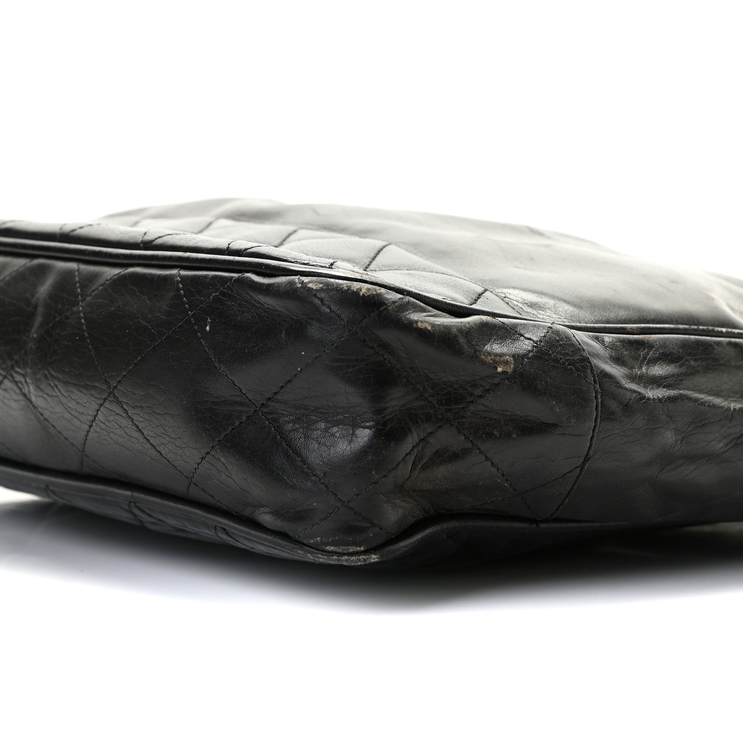 Chanel Lambskin Quilted Shoulder Bag Black 5 of 16