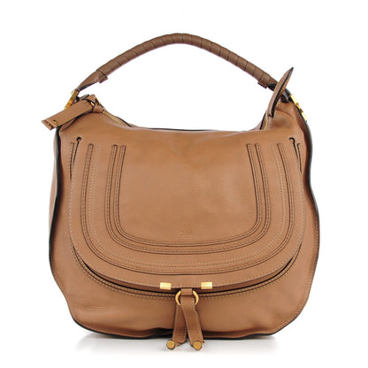 Chloe Calfskin Large Marcie Hobo Nut 1 of 9