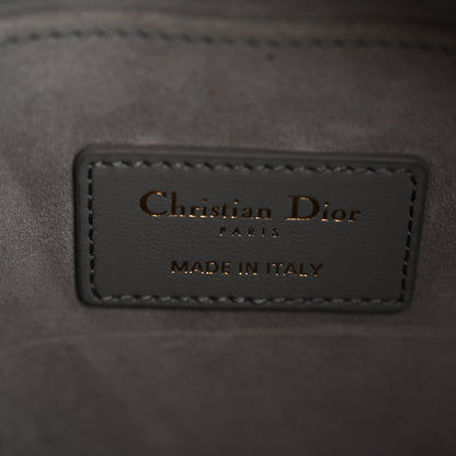 Christian Dior Lambskin Supple Macrocannage Ammi Bag Grey 6 of 14