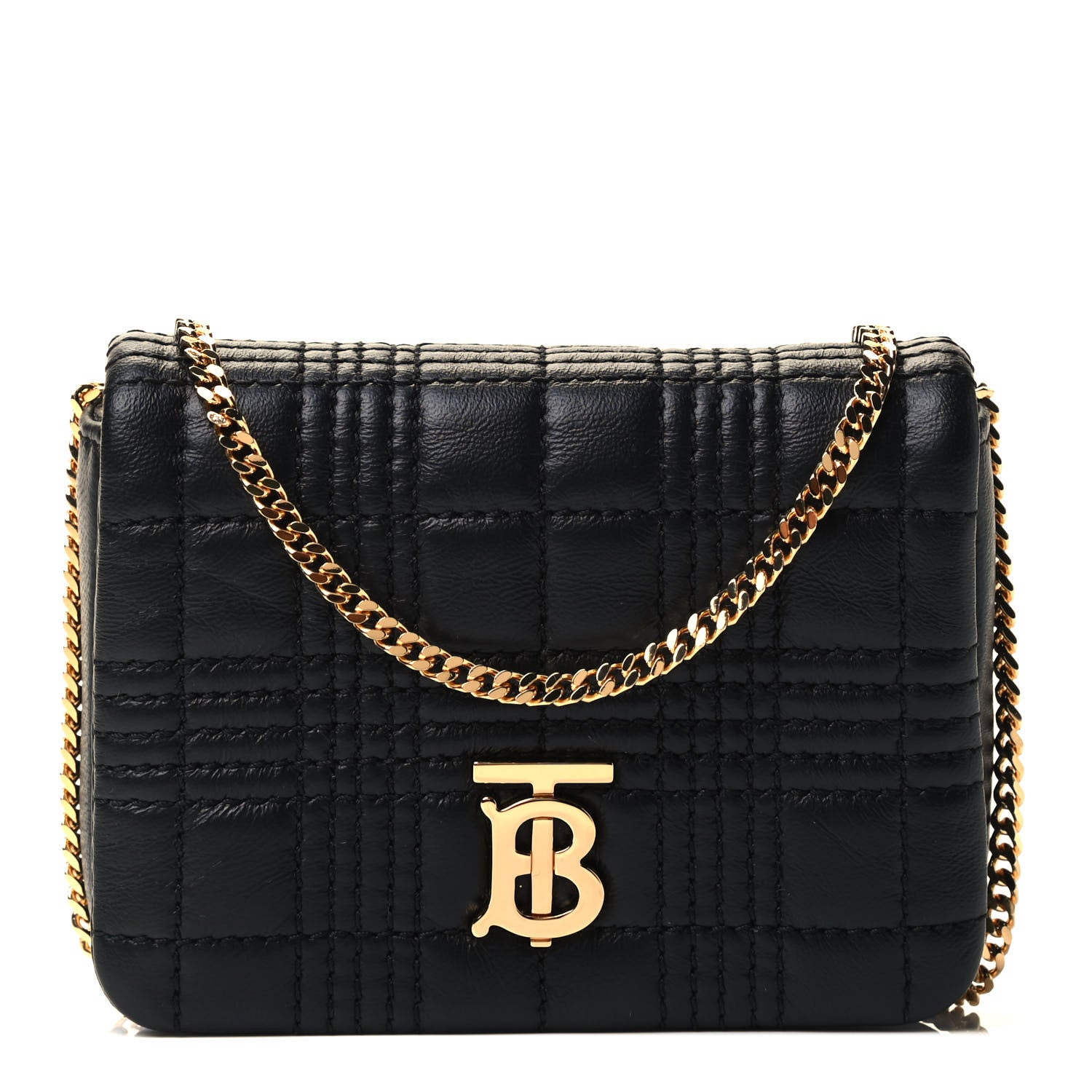 Burberry Lambskin Quilted Micro Lola Bag Black 1 of 4