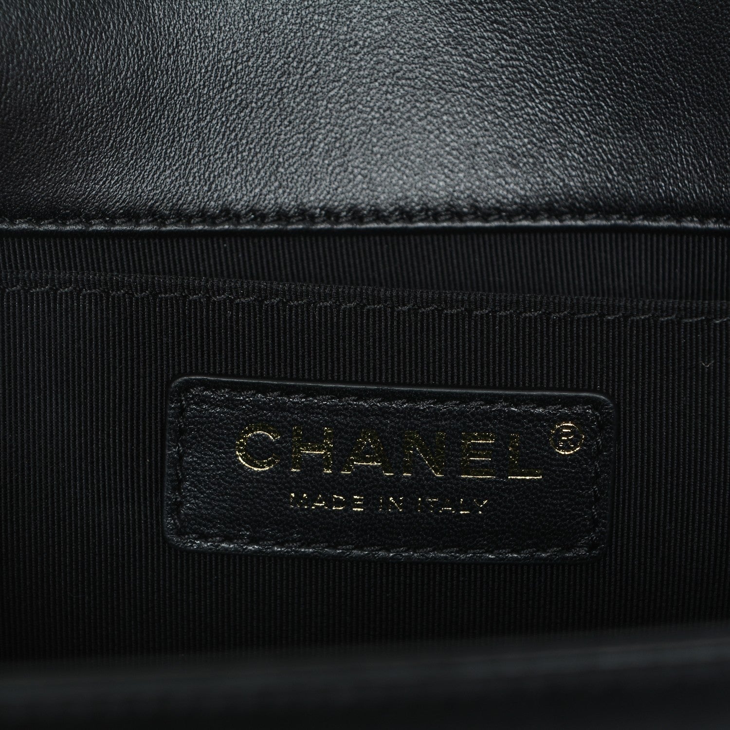 Chanel Lambskin Quilted Medium Boy Flap Black 6 of 7