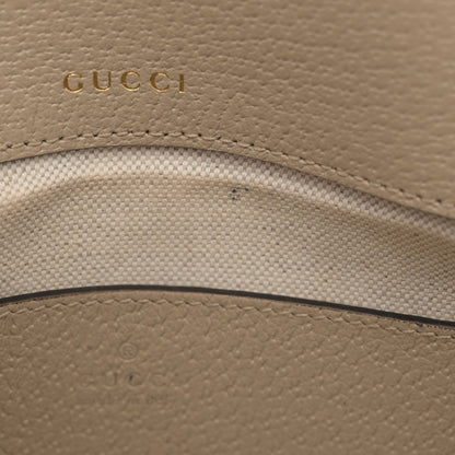 Gucci GG Supreme Monogram Textured Dollar Calfskin Web Mini Horsebit 1955 Shoulder Bag Beige Mystic White Oatmeal 7 of 19