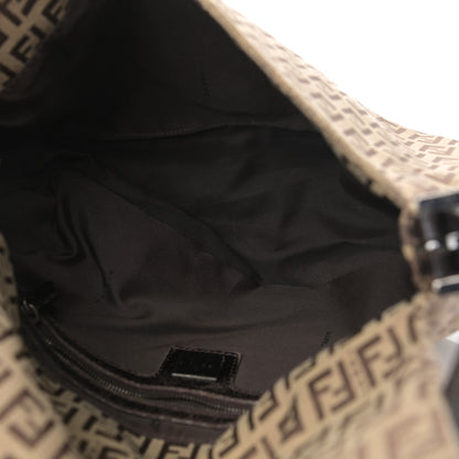 Fendi Zucchino Mama Baguette Dark Brown 4 of 14