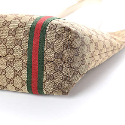 Gucci GG Monogram Web Jolicoeur Vertical Shopping Tote Off White 8 of 8
