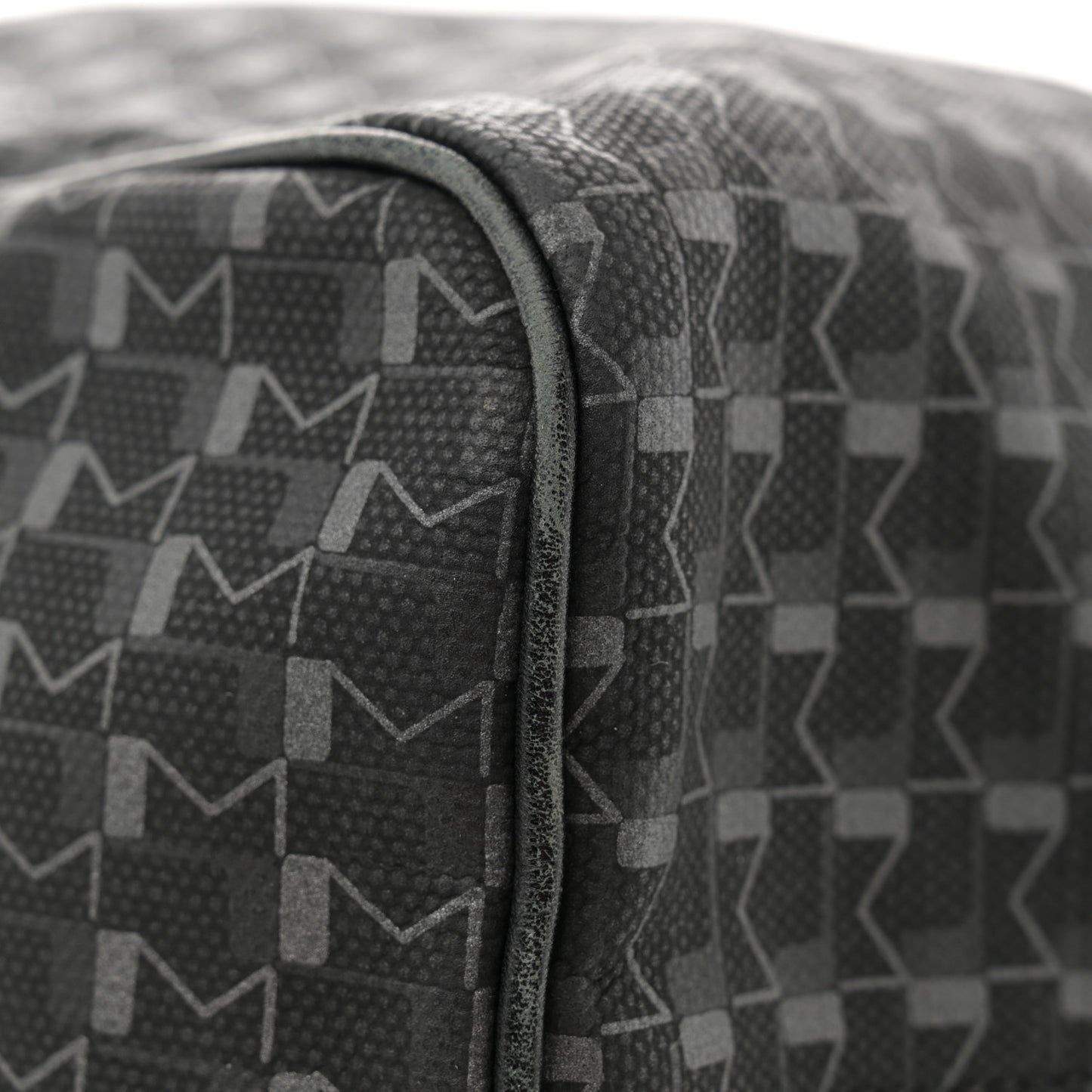 Calfskin Canvas 1920 M Monogram GM Tote Black Multicolor