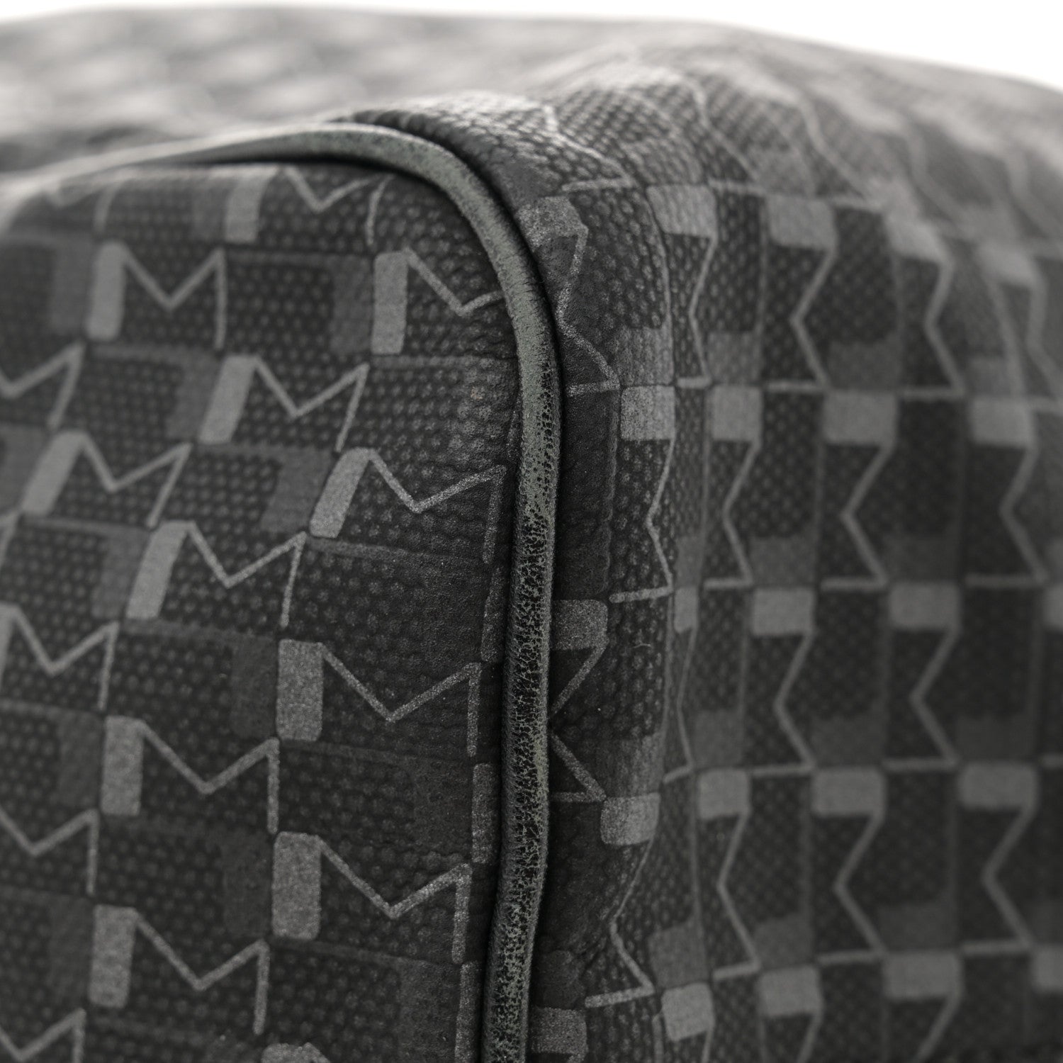 Moynat Calfskin Canvas 1920 M Monogram GM Tote Black Multicolor 11 of 12