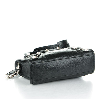 Balenciaga Agneau Giant 12 Silver Hardware Mini City Black 4 of 7