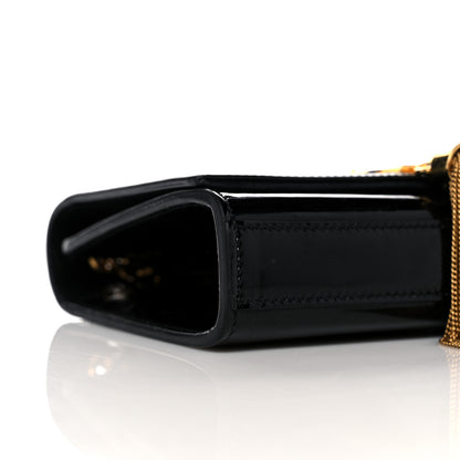 Saint Laurent Patent Small Classic Monogram Kate Tassel Satchel Black 7 of 13