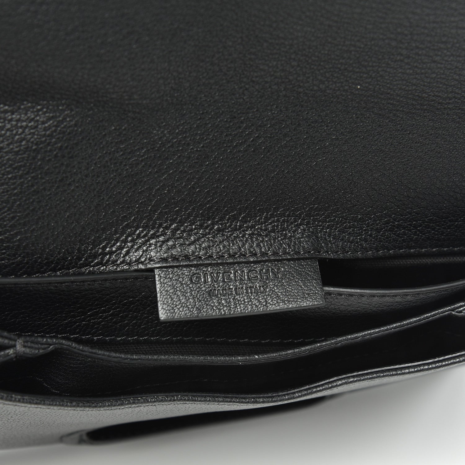 Givenchy Sugar Goatskin Medium Antigona Envelope Clutch Black 6 of 6