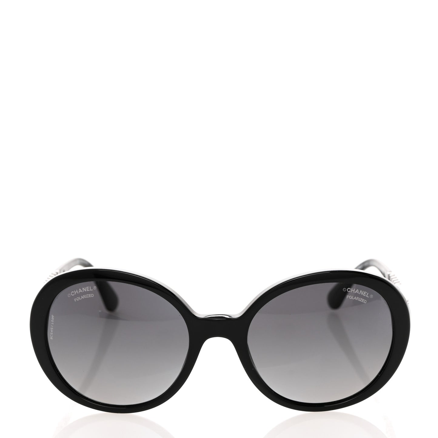 Chain Oval Summer Sunglasses 5353 Black