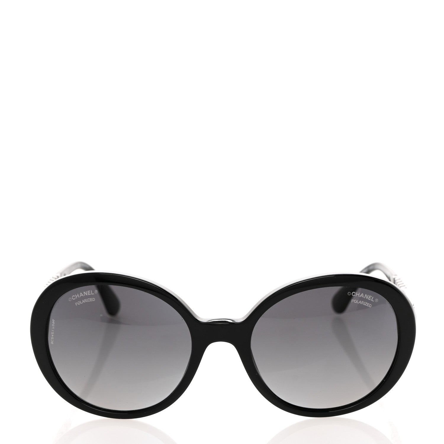 Chanel Chain Oval Summer Sunglasses 5353 Black 2 of 8