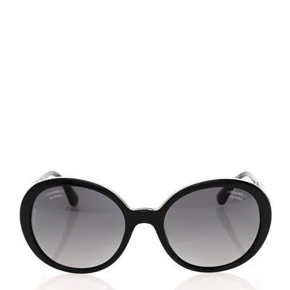 Chanel Chain Oval Summer Sunglasses 5353 Black 2 of 8