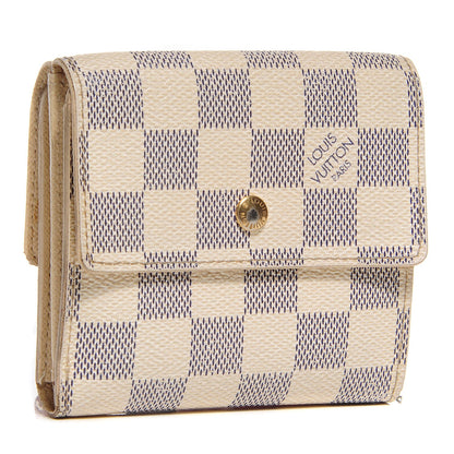 Louis Vuitton Damier Azur Elise Wallet 3 of 9