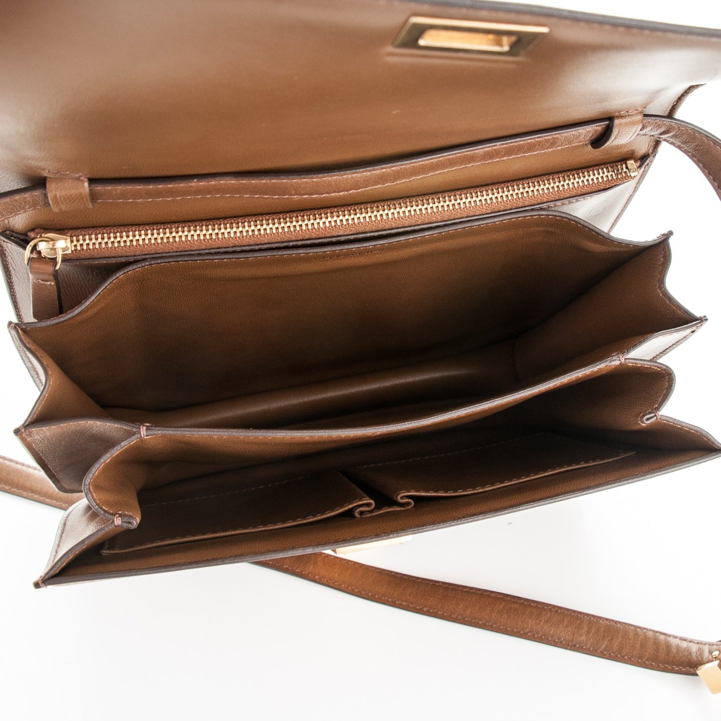 Box Calfskin Medium Classic Box Flap Bag Camel