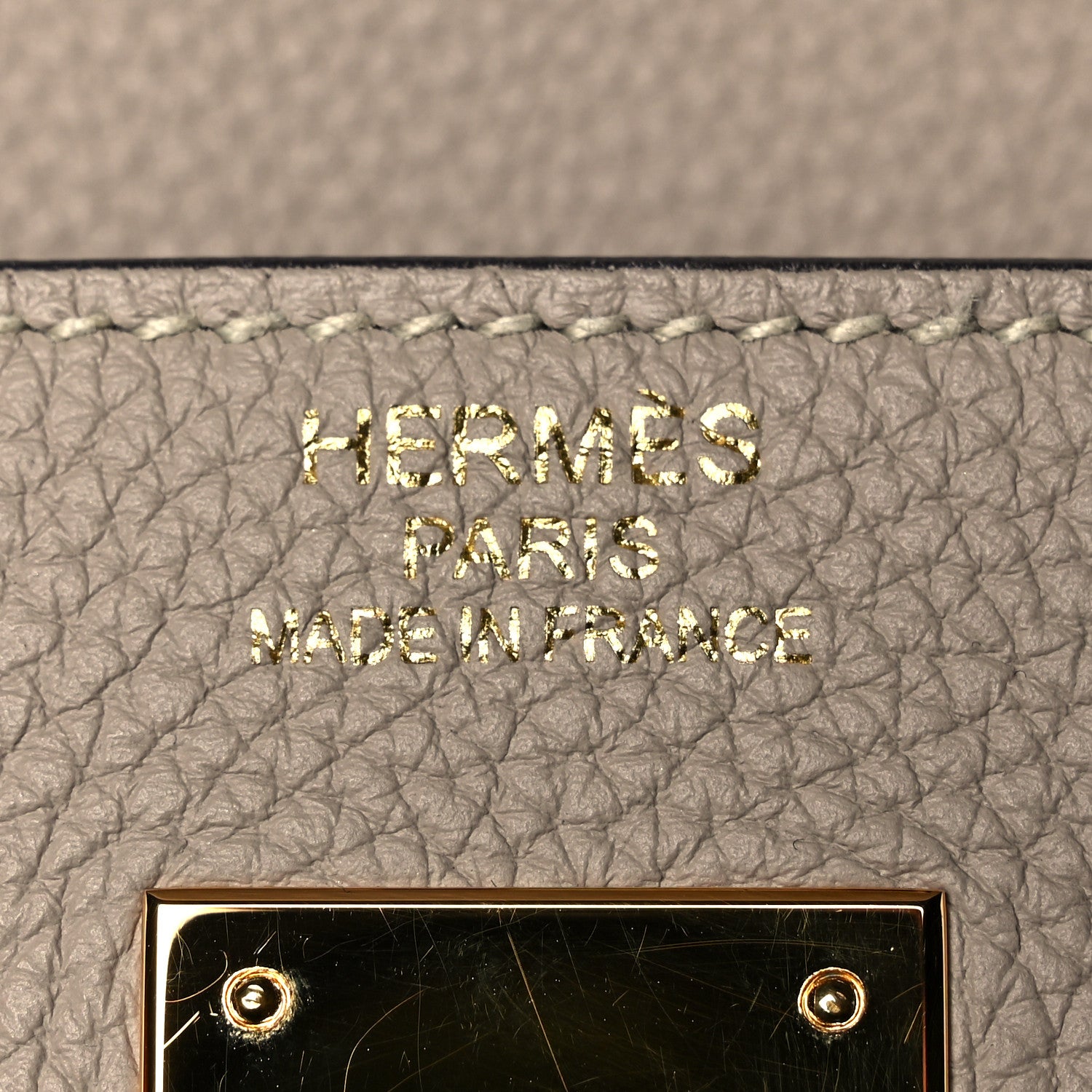 Hermes Togo Kelly Retourne 35 Gris Tourterelle 5 of 12