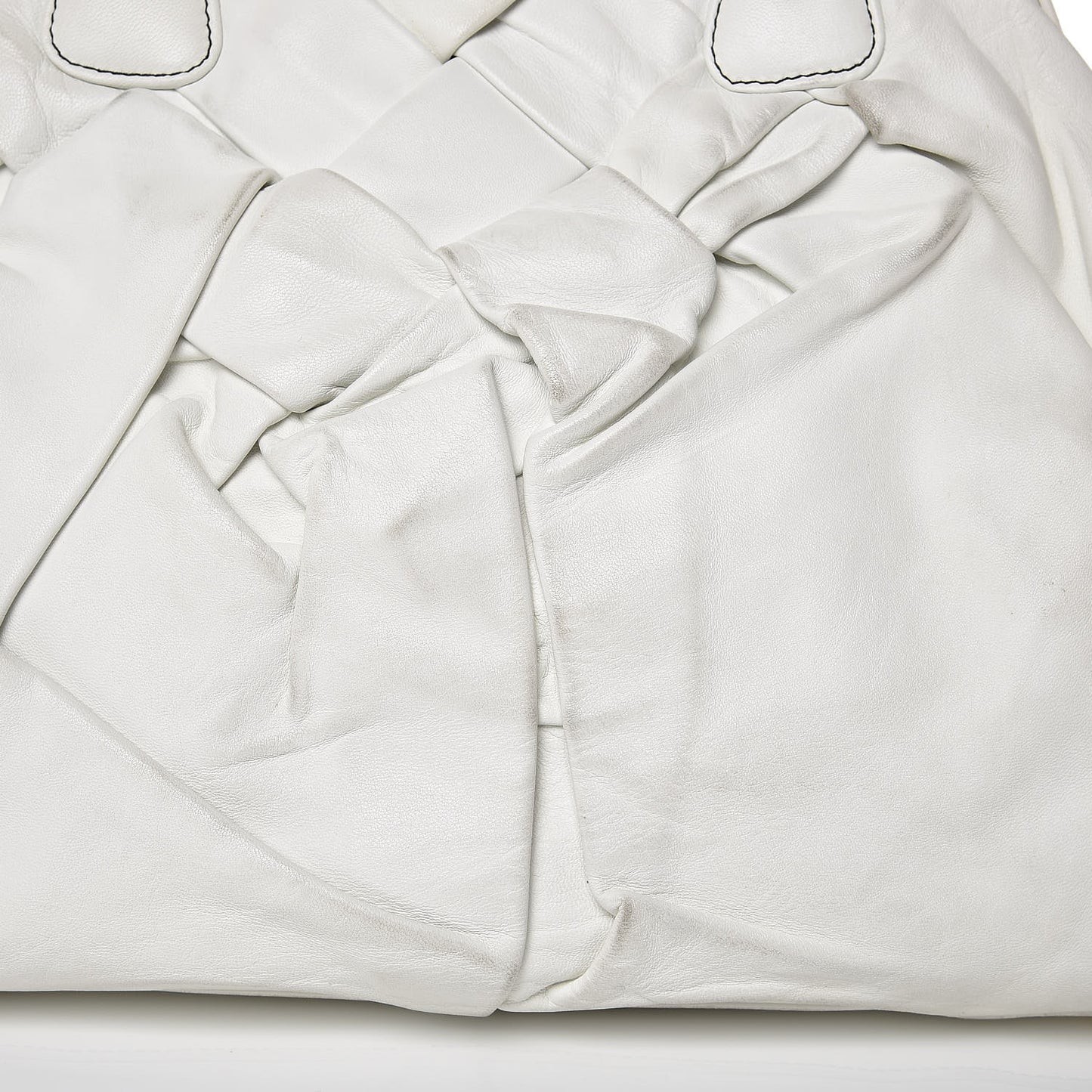 Woven Couture Bag White