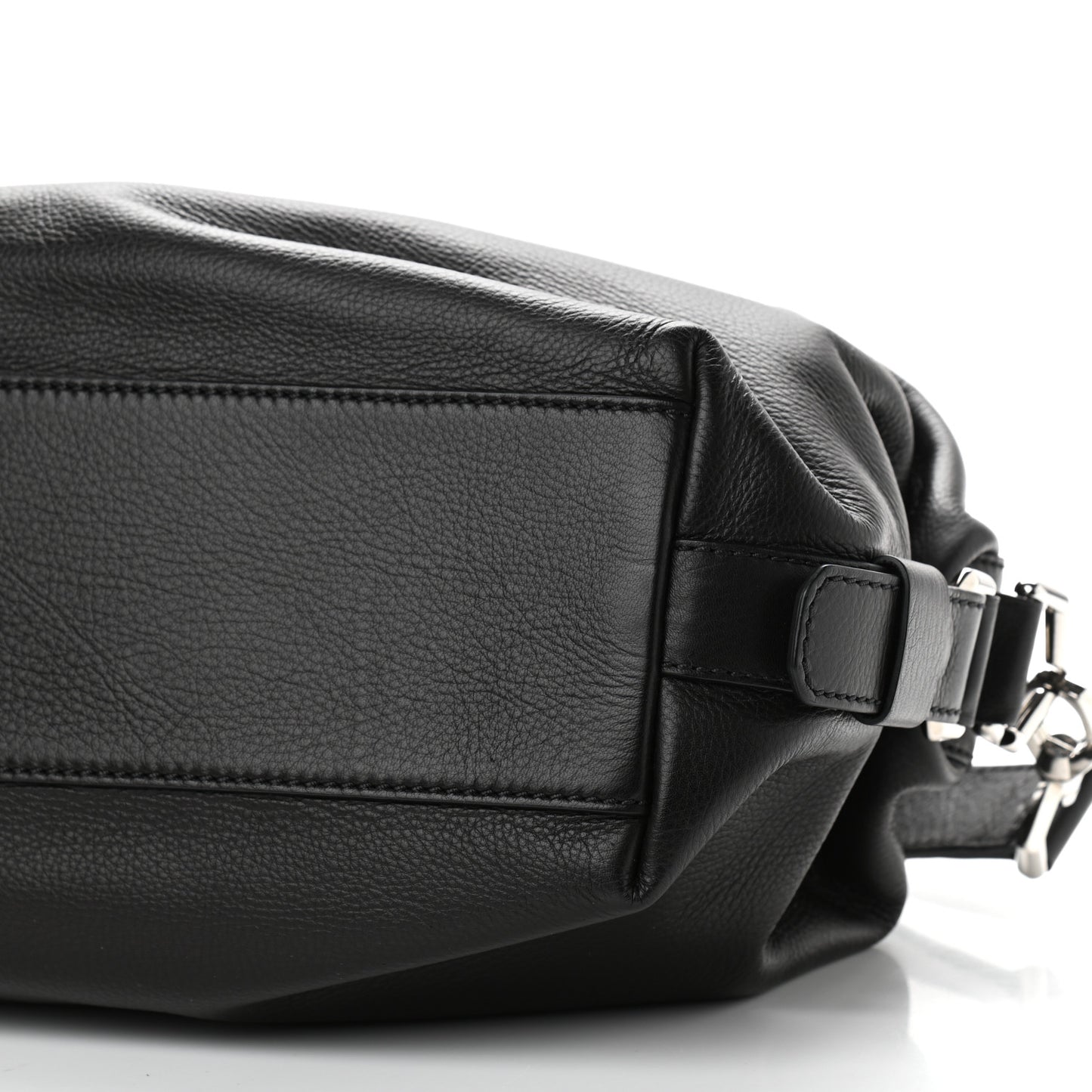 Pebbled Calfskin Small Nightingale Black