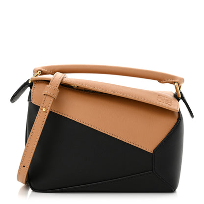 Loewe Calfskin Mini Puzzle Edge Bag Warm Desert Black 1 of 11
