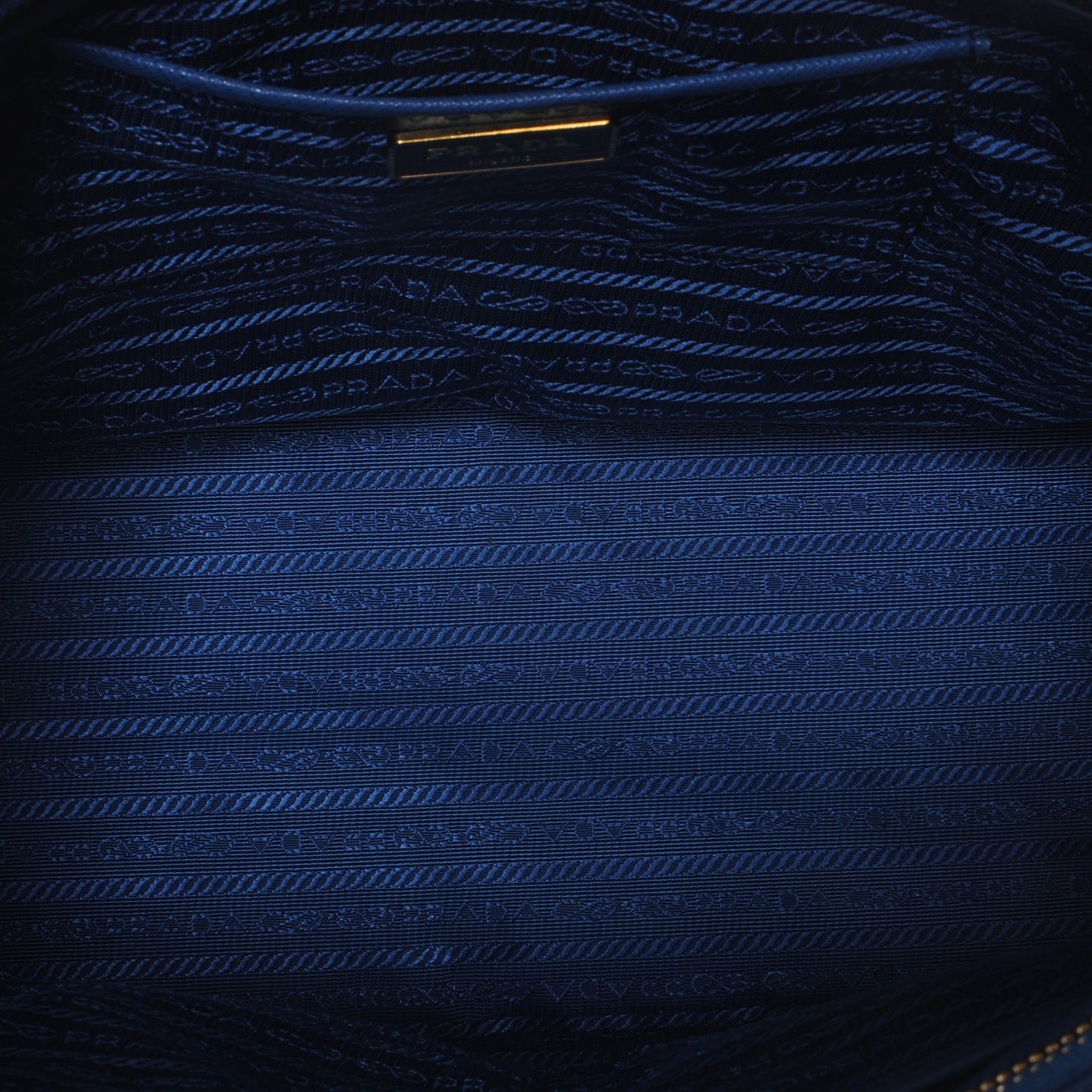 Saffiano Lux Large Galleria Double Zip Tote Cobalto