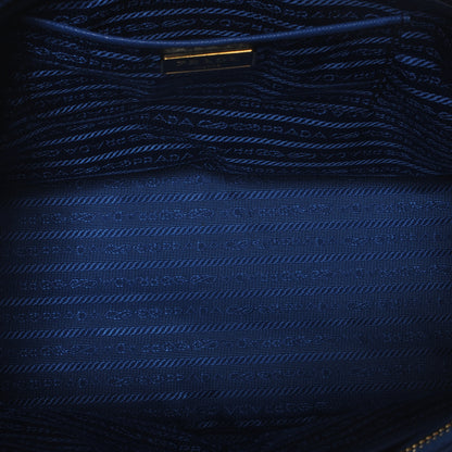 Prada Saffiano Lux Large Galleria Double Zip Tote Cobalto 6 of 7
