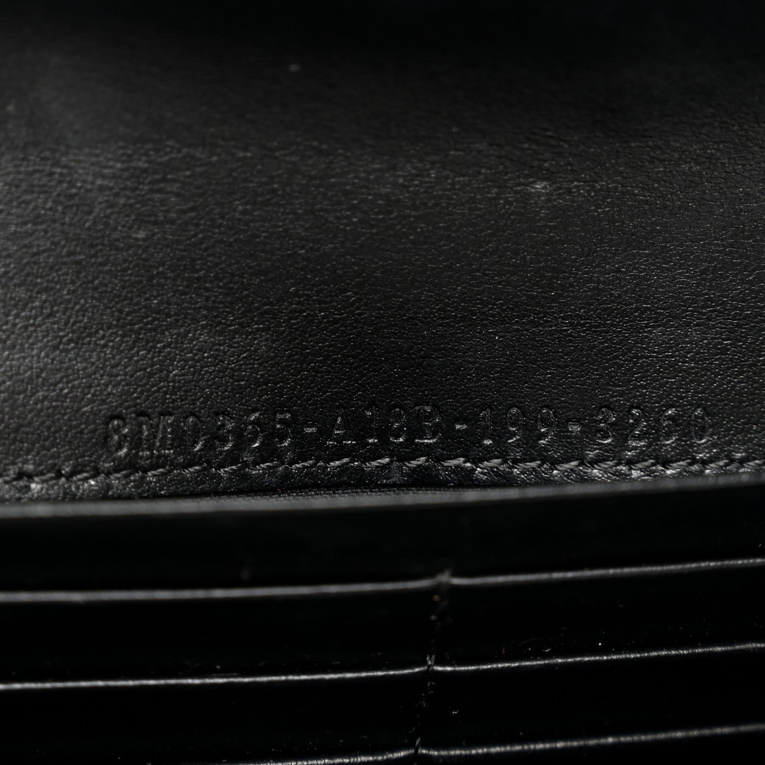 Fendi Vitello Cruise F is Fendi Continental Envelope Wallet on Chain Black 7 of 9