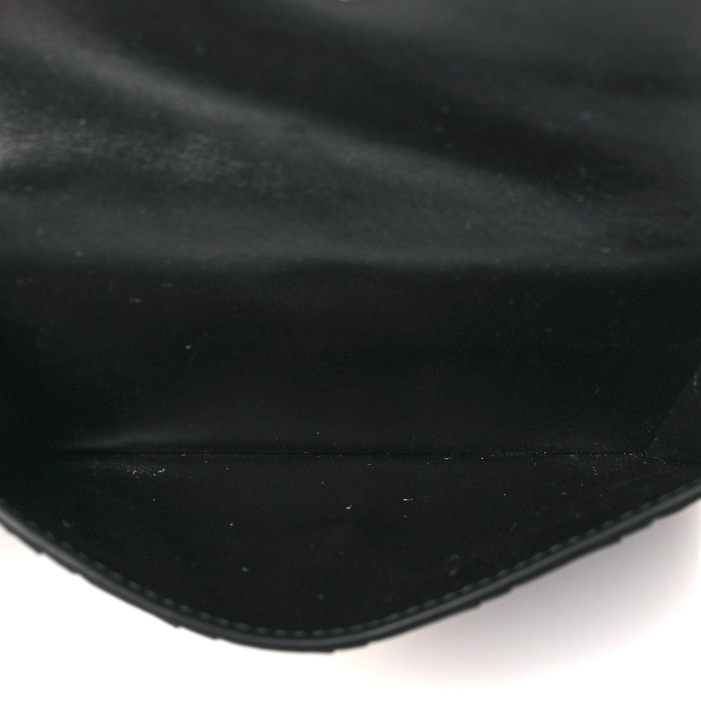 Nappa Intrecciato Andiamo Flap Card Case Black