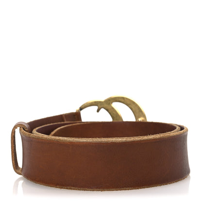 Gucci Faded Calfskin Double G 40mm Belt 70 28 Cuir 2 of 10