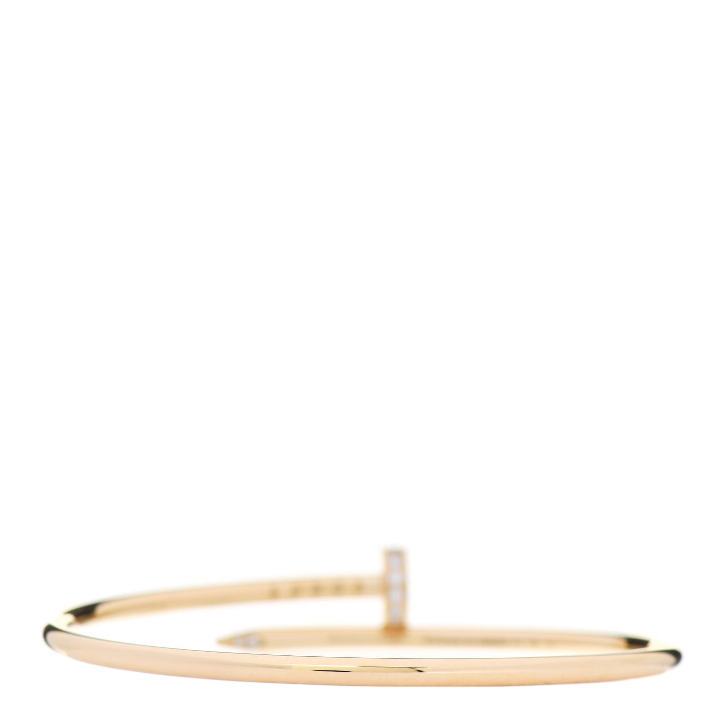18K Yellow Gold Diamond Small Juste Un Clou Bracelet 15