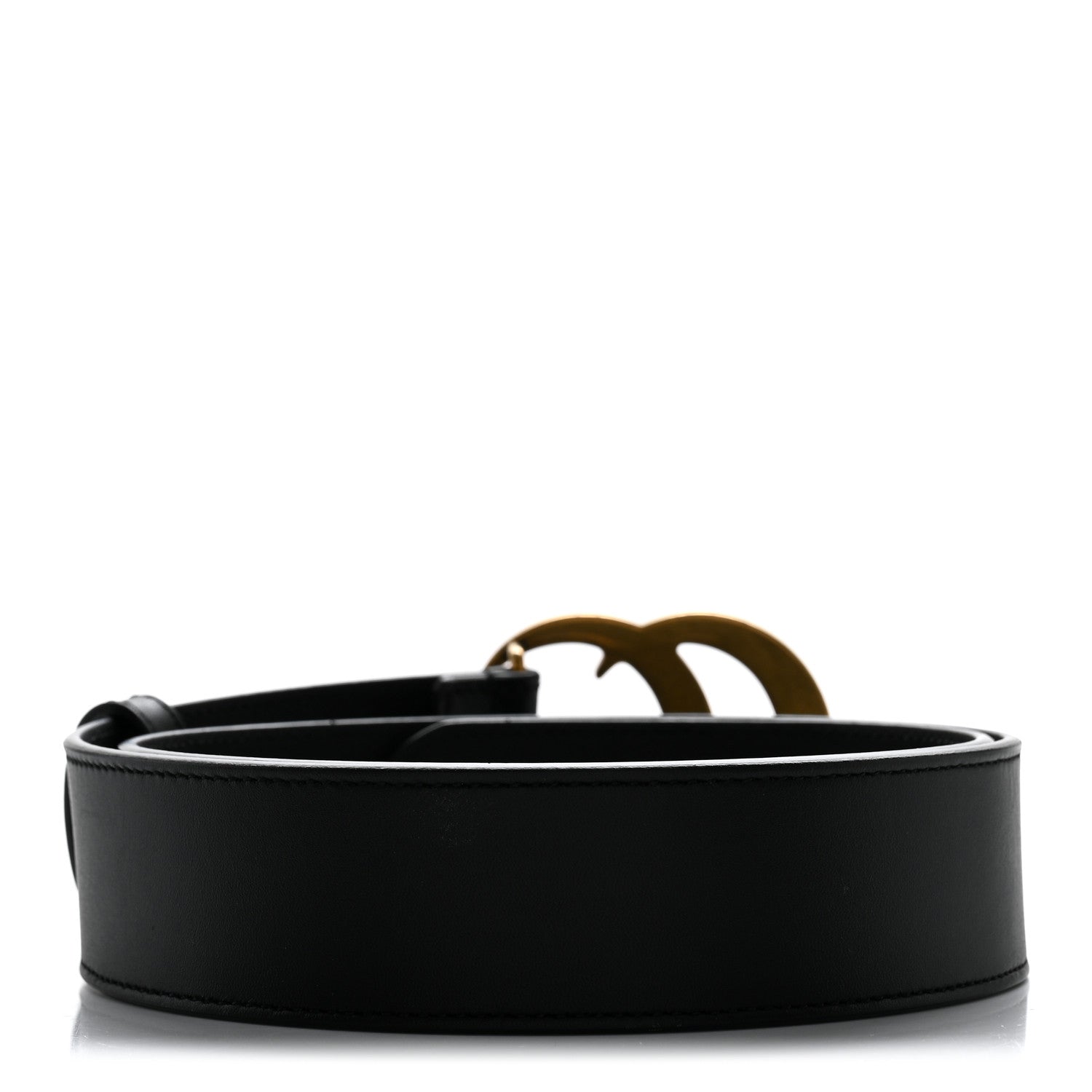 Gucci Calfskin Double G 40mm Belt 80 32 Black 2 of 5