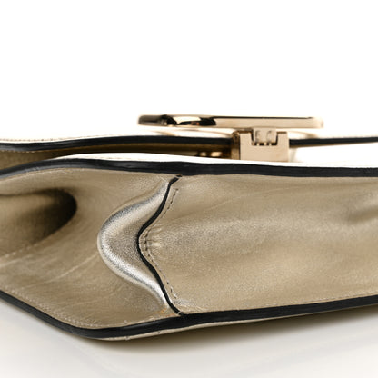 Valentino Garavani Metallic Calfskin Small VSling Shoulder Bag Gold 8 of 17