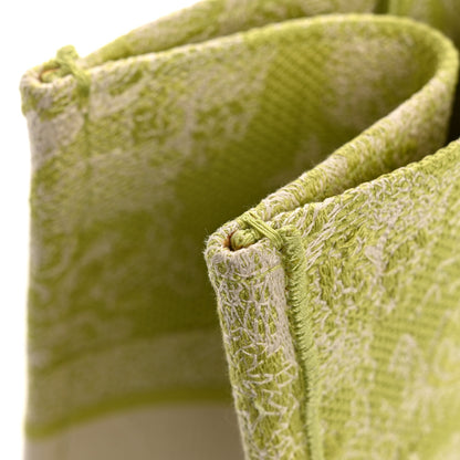 Christian Dior Canvas Embroidered Medium Dioriviera Toile De Jouy Book Tote D-Lite Green 12 of 13