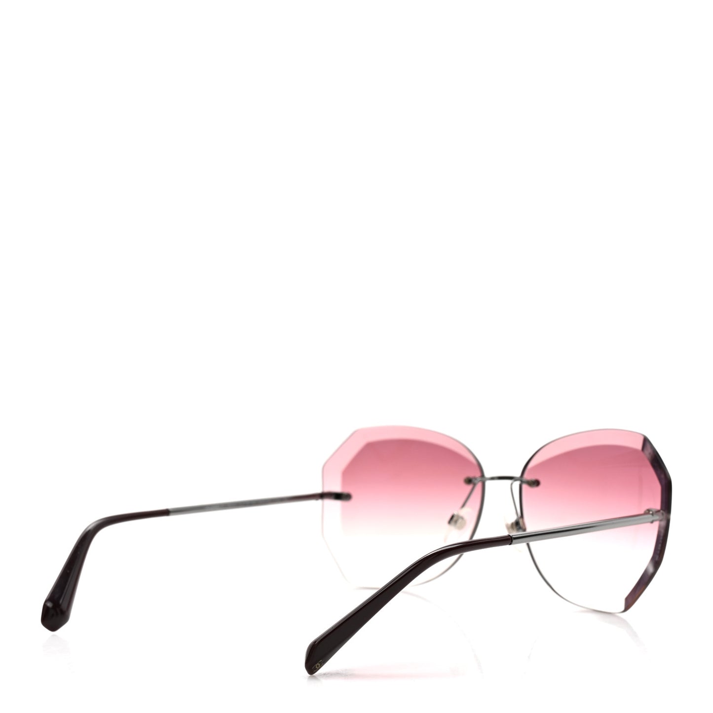 Metal Spring Round Sunglasses 4220 Pink