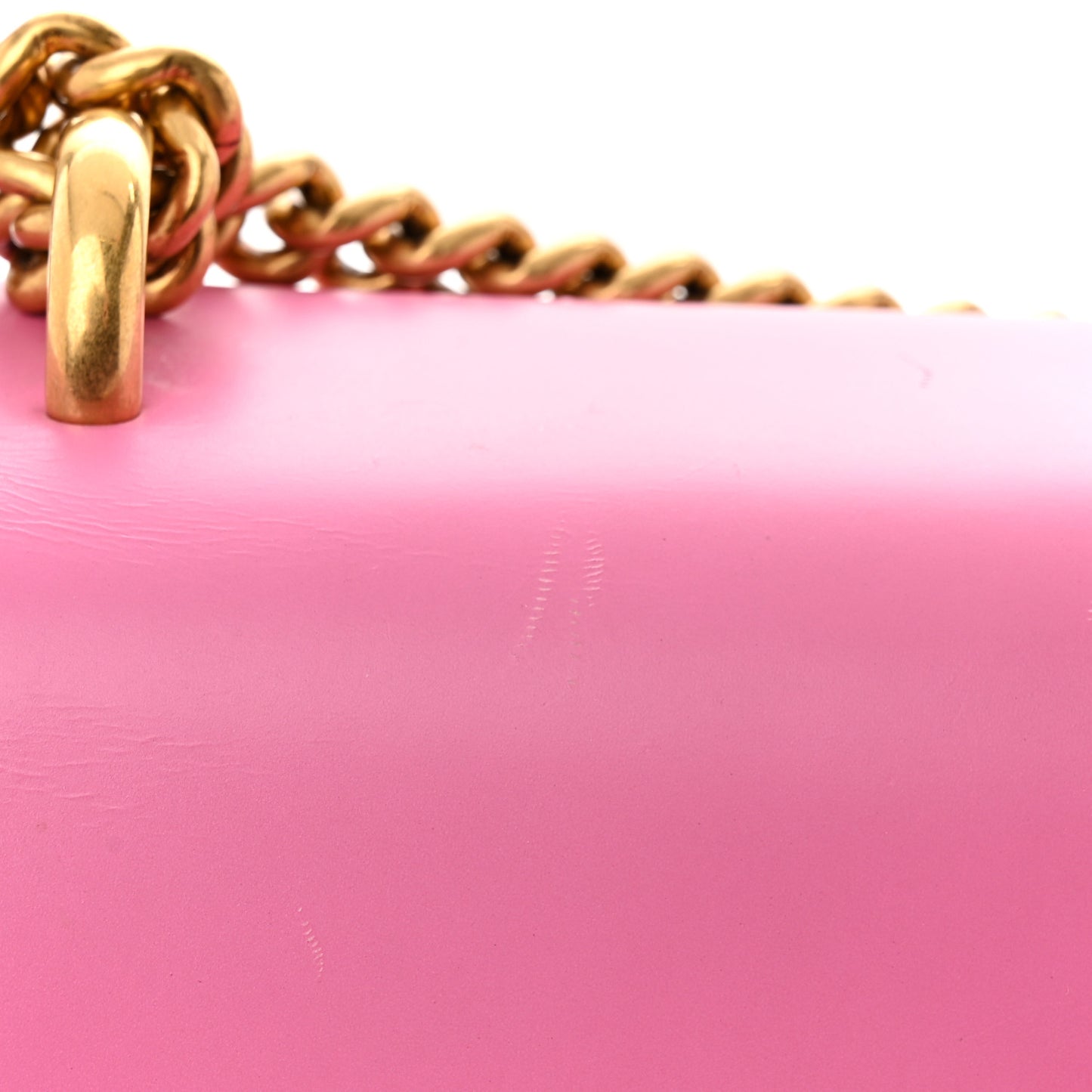 Knight Calfskin Malaga Kid Heart Medium GG Marmont Chain Handle Bag Tropical Pink Flower Hibiscus Red Multicolor
