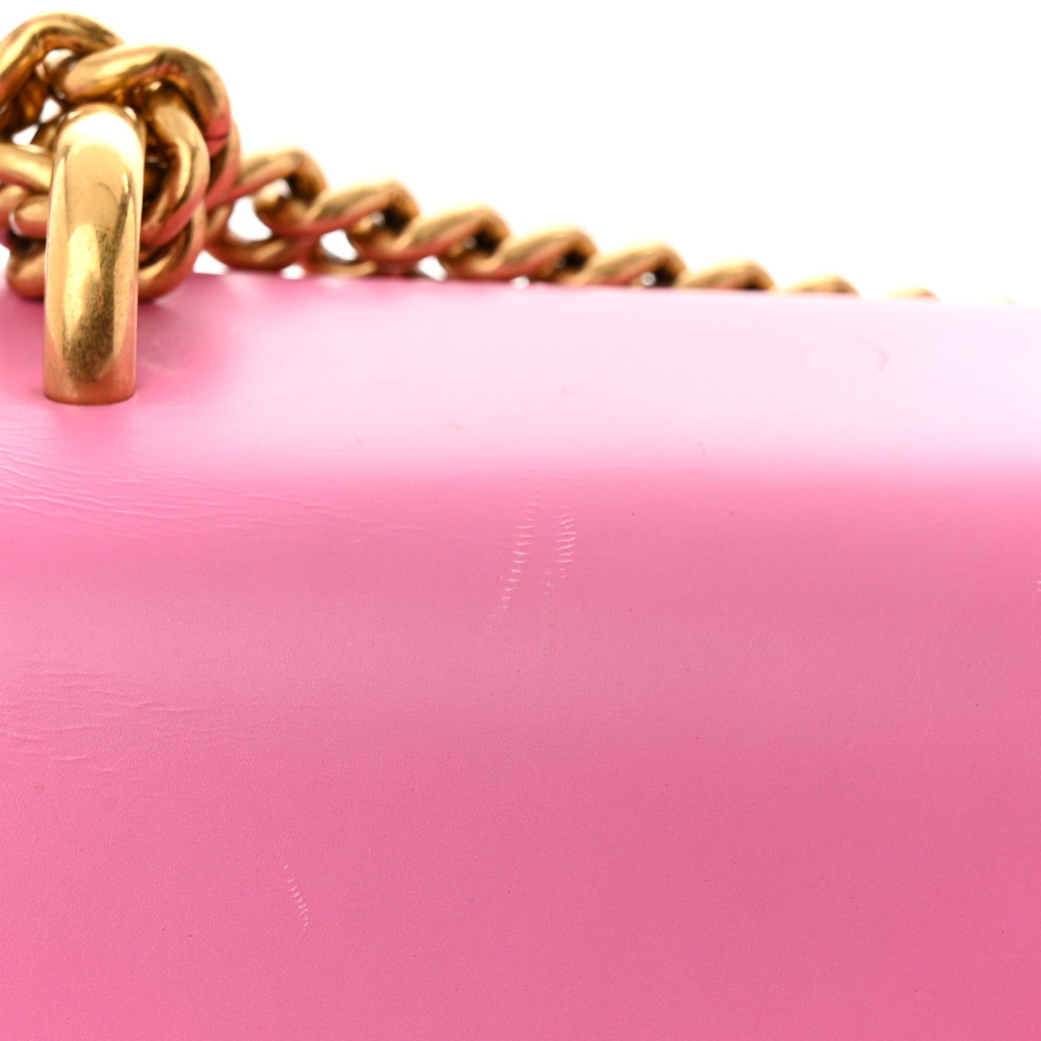 Gucci Knight Calfskin Malaga Kid Heart Medium GG Marmont Chain Handle Bag Tropical Pink Flower Hibiscus Red Multicolor 12 of 16