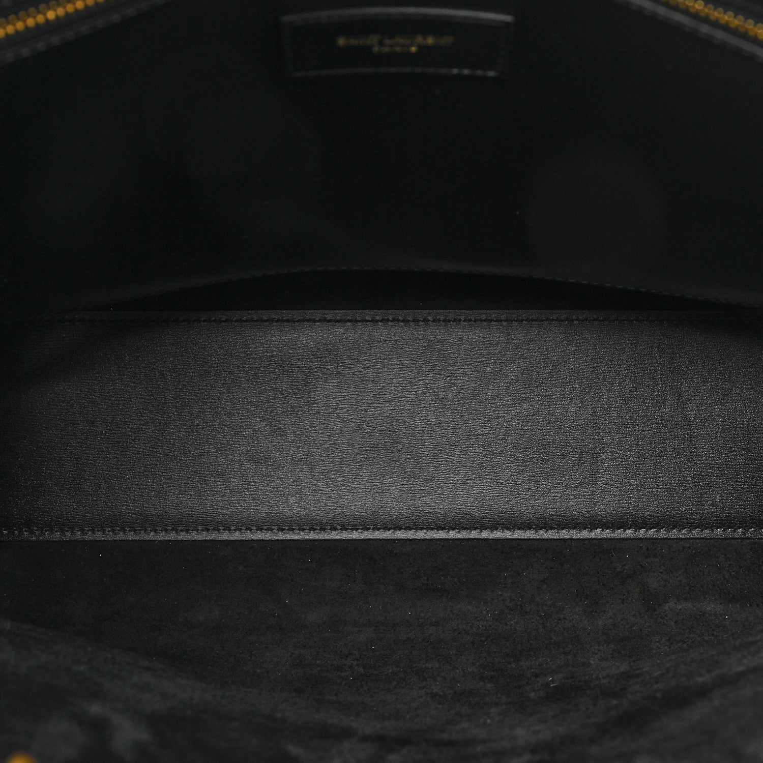 Saint Laurent Smooth Calfskin Maillon Cabas Tote Black 5 of 15
