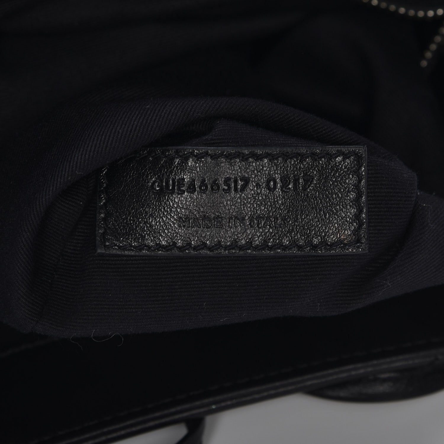 Saint Laurent Calfskin Y Quilted Monogram Medium Loulou Backpack Black 7 of 7