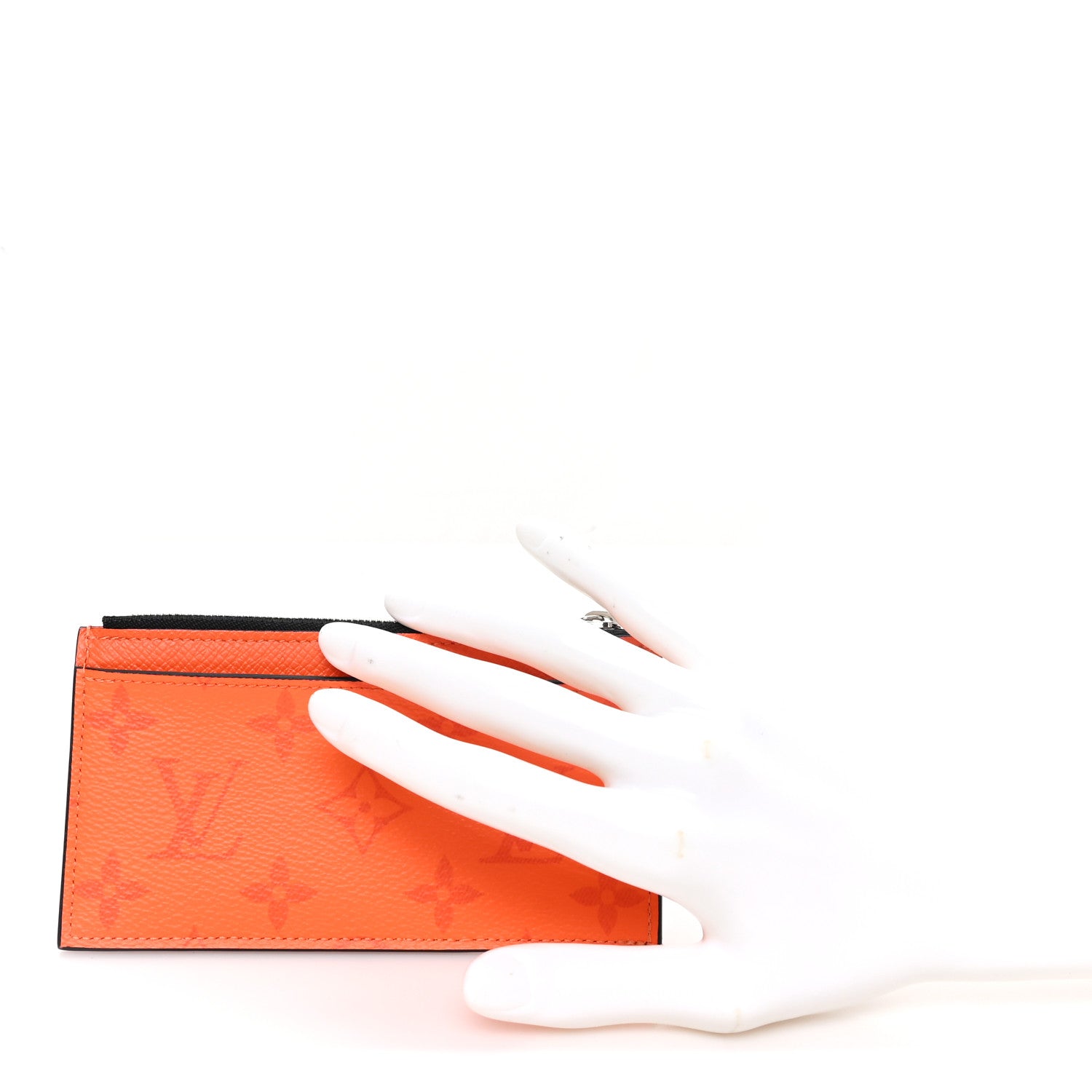 Louis Vuitton Taigarama Coin Card Holder Orange 2 of 6