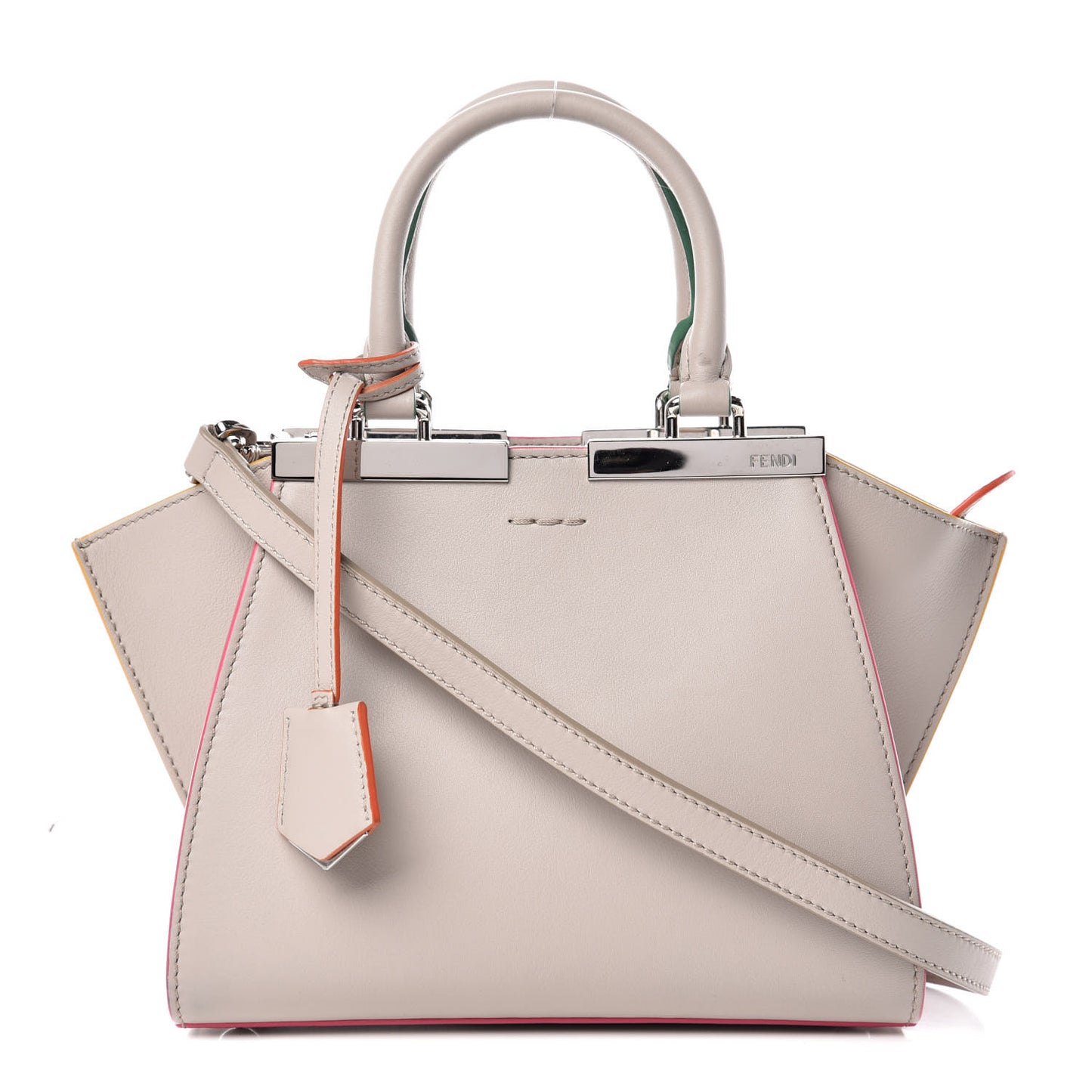 Vitello Dolce Mini 3Jours Tote Grigio Polvere