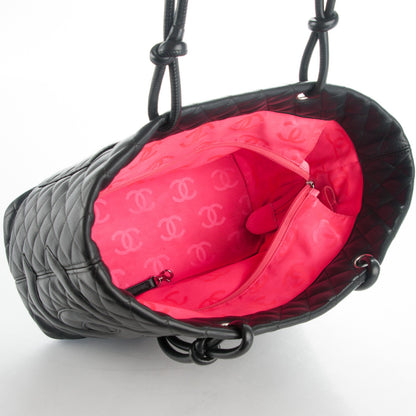 Chanel Calfskin Quilted Large Cambon Tote Black 5 of 7