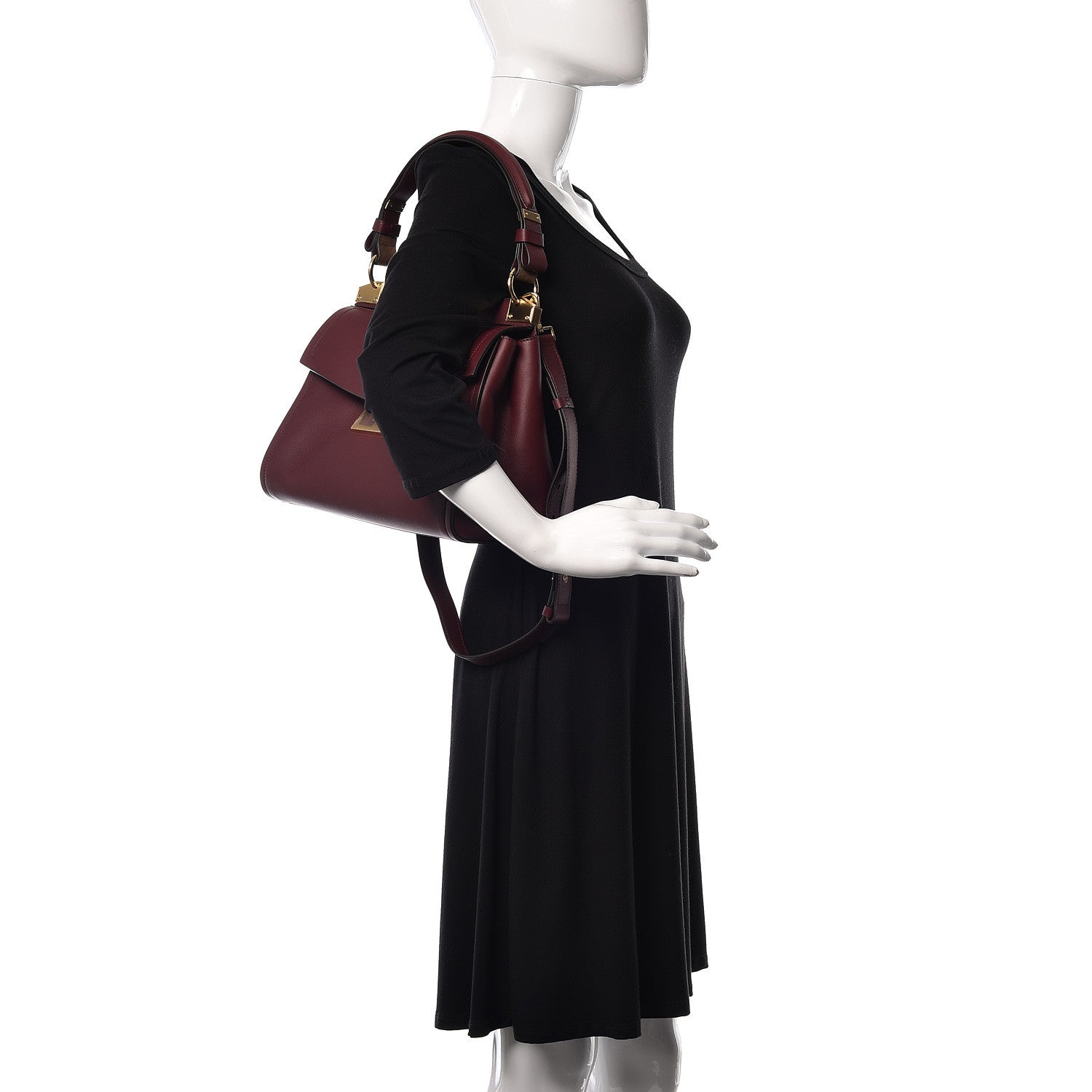 Givenchy Calfskin Small Mystic Shoulder Bag Aubergine 2 of 12
